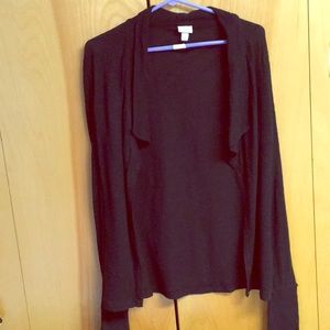 Black cardigan